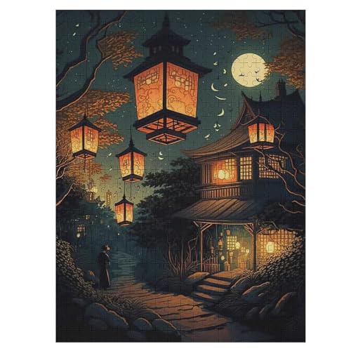 Holzpuzzles 500 Teile Chinesische Laterne -Puzzle Für Jungen Und Mädchen, Schwierigkeitsgrad, Lernspiele, Familienspielzeug 55×41cm Holzpuzzles 500 Teile Chinesische Laterne -Puzzle Für Jungen Und Mädchen, Schwierigkeitsgrad, Lernspiele, Familienspielzeug 55×41cm von LLXXHH