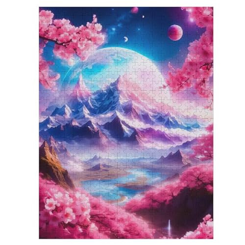 Holzpuzzles 500 Teile Kirschbaumkunst Japan -Puzzle Für Jungen Und Mädchen, Schwierigkeitsgrad, Lernspiele, Familienspielzeug 55×41cm Holzpuzzles 500 Teile Kirschbaumkunst Japan -Puzzle Für Jungen Und Mädchen, Schwierigkeitsgrad, Lernspiele, Familienspielzeug 55×41cm von LLXXHH