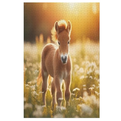 Horse Puzzle Für Erwachsene 1000 Teile Premium Recyceltes Brett Zum Lernen, Lernspielzeug, Familienspiele Kinder Holzpuzzle 78×53cm Horse Puzzle Für Erwachsene 1000 Teile Premium Recyceltes Brett Zum Lernen, Lernspielzeug, Familienspiele Kinder Holzpuzzle 78×53cm von LLXXHH