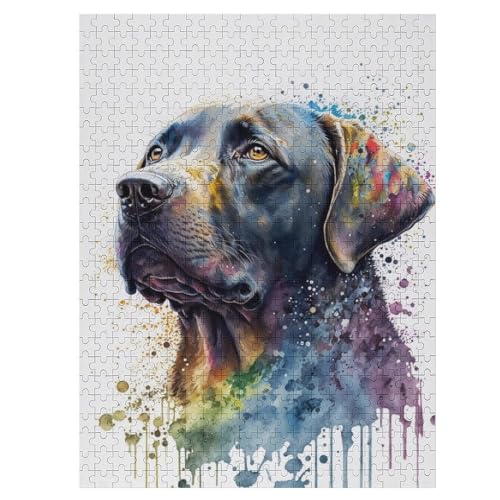 Hund 500 Teile Puzzle Für Erwachsene, Herausforderung Puzzles - Verringerter Druck Schwieriges Holzpuzzle Für Kinder 12+ 55×41cm Hund 500 Teile Puzzle Für Erwachsene, Herausforderung Puzzles - Verringerter Druck Schwieriges Holzpuzzle Für Kinder 12+ 55×41cm von LLXXHH