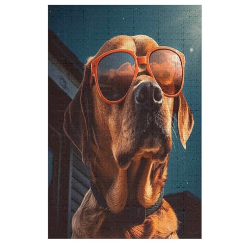 Hund Puzzle 1000 Teile, Holzpuzzle Herausforderndes Geschicklichkeitsspiel Für Die Ganze Familie, Kinder Erwachsenenpuzzle Ab 12 Jahren 78×53cm Hund Puzzle 1000 Teile, Holzpuzzle Herausforderndes Geschicklichkeitsspiel Für Die Ganze Familie, Kinder Erwachsenenpuzzle Ab 12 Jahren 78×53cm von LLXXHH