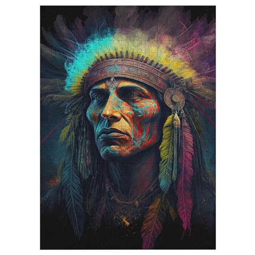 Indianer 300 Teile Puzzles Für Erwachsene Holzpuzzle Familienpuzzlespiel Stressabbau-Puzzle Für Erwachsene Kinder Ab 12 Jahren 42×30cm Indianer 300 Teile Puzzles Für Erwachsene Holzpuzzle Familienpuzzlespiel Stressabbau-Puzzle Für Erwachsene Kinder Ab 12 Jahren 42×30cm von LLXXHH