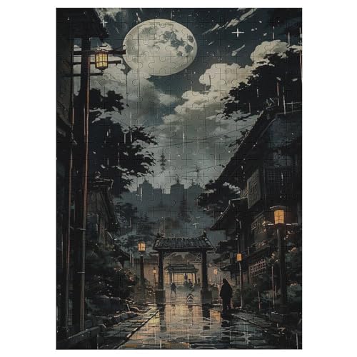 Japan Style 300 Teile Puzzles Für Erwachsene,Holzpuzzle - Verringerter Druck Schwieriges Unmögliche Puzzle Für Erwachsene 12+ Kinder 42×30cm von LLXXHH