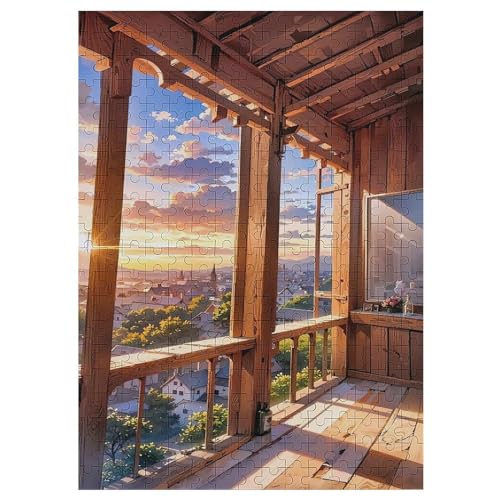 Japan Style Holzpuzzle 300 Teile,Puzzles Für Erwachsene, Impossible Puzzle, Kinder Legespiel 42×30cm Japan Style Holzpuzzle 300 Teile,Puzzles Für Erwachsene, Impossible Puzzle, Kinder Legespiel 42×30cm von LLXXHH