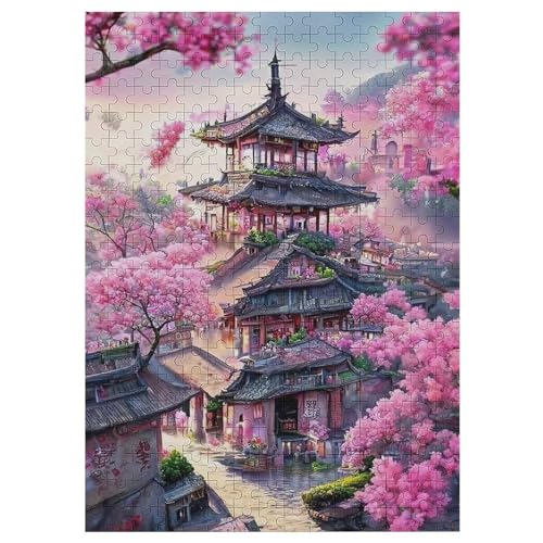 Japan Style Holzpuzzle 300 Teile Klassische Puzzles Erwachsene Kinder Puzzle DIY Kit Holzspielzeug Einzigartiges Geschenk 42×30cm Japan Style Holzpuzzle 300 Teile Klassische Puzzles Erwachsene Kinder Puzzle DIY Kit Holzspielzeug Einzigartiges Geschenk 42×30cm von LLXXHH