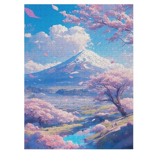 Japan Style Holzpuzzle 500 Teile Klassische Puzzles Erwachsene Kinder Puzzle DIY Kit Holzspielzeug Einzigartiges Geschenk 55×41cm Japan Style Holzpuzzle 500 Teile Klassische Puzzles Erwachsene Kinder Puzzle DIY Kit Holzspielzeug Einzigartiges Geschenk 55×41cm von LLXXHH