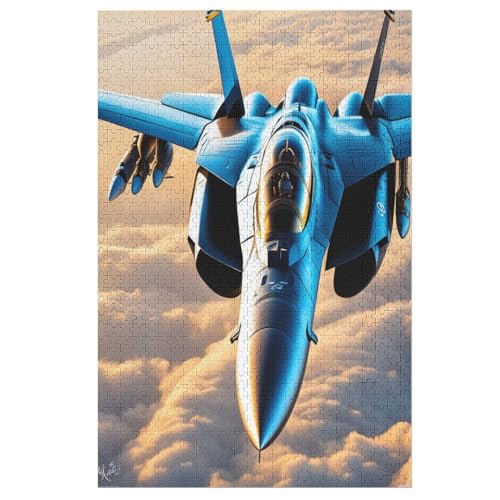 Kampfflugzeug Puzzle 1000 Teile, Holzpuzzle Herausforderndes Geschicklichkeitsspiel Für Die Ganze Familie, Kinder Erwachsenenpuzzle Ab 12 Jahren 78×53cm Kampfflugzeug Puzzle 1000 Teile, Holzpuzzle Herausforderndes Geschicklichkeitsspiel Für Die Ganze Familie, Kinder Erwachsenenpuzzle Ab 12 Jahren 78×53cm von LLXXHH