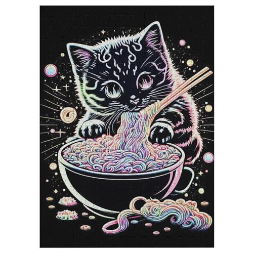 Katze Holzpuzzle 300 Teile Klassische Puzzles Erwachsene Kinder Puzzle DIY Kit Holzspielzeug Einzigartiges Geschenk 42×30cm Katze Holzpuzzle 300 Teile Klassische Puzzles Erwachsene Kinder Puzzle DIY Kit Holzspielzeug Einzigartiges Geschenk 42×30cm von LLXXHH