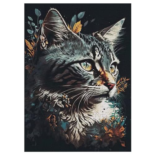 Katze Holzpuzzle 300 Teile Klassische Puzzles Erwachsene Kinder Puzzle DIY Kit Holzspielzeug Einzigartiges Geschenk 42×30cm Katze Holzpuzzle 300 Teile Klassische Puzzles Erwachsene Kinder Puzzle DIY Kit Holzspielzeug Einzigartiges Geschenk 42×30cm von LLXXHH