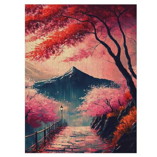 Kirschbaumkunst Japan Puzzle 500 Teile, Holzpuzzle Für Erwachsene Kinder, Impossible Puzzles, Geschicklichkeitsspiel Für Die Ganze Familie 55×41cm Kirschbaumkunst Japan Puzzle 500 Teile, Holzpuzzle Für Erwachsene Kinder, Impossible Puzzles, Geschicklichkeitsspiel Für Die Ganze Familie 55×41cm von LLXXHH