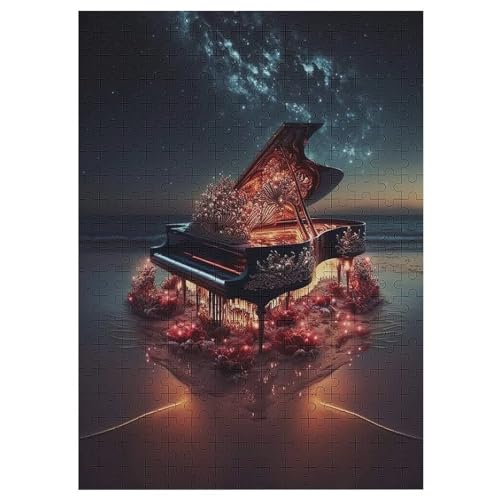 Klavier 300 Teile Puzzles Für Erwachsene, Impossible Puzzle, Geschicklichkeitsspiel Für Die Ganze Familie, Kinder Holzpuzzle 42×30cm Klavier 300 Teile Puzzles Für Erwachsene, Impossible Puzzle, Geschicklichkeitsspiel Für Die Ganze Familie, Kinder Holzpuzzle 42×30cm von LLXXHH