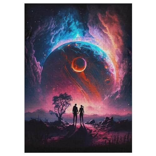 Kosmische Liebe-Puzzlespiel Aus Holz, 300 Puzzleteile, Kreatives Puzzle Für Teenager Und Erwachsene, Kreatives Spielzeug, Puzzles, 42×30cm Kosmische Liebe-Puzzlespiel Aus Holz, 300 Puzzleteile, Kreatives Puzzle Für Teenager Und Erwachsene, Kreatives Spielzeug, Puzzles, 42×30cm von LLXXHH
