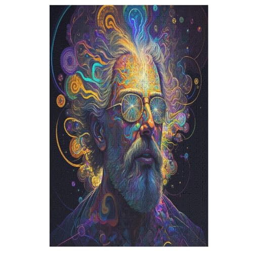 Künstler Puzzle Für Erwachsene,1000-teiliges Puzzles, Für Kinder,Holzpuzzle,Lernspielzeug, 78×53cm von LLXXHH