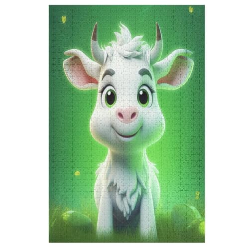 Kuh Puzzle 1000 Teile, Holzpuzzle Für Erwachsene Kinder, Impossible Puzzles, Geschicklichkeitsspiel Für Die Ganze Familie 78×53cm Kuh Puzzle 1000 Teile, Holzpuzzle Für Erwachsene Kinder, Impossible Puzzles, Geschicklichkeitsspiel Für Die Ganze Familie 78×53cm von LLXXHH