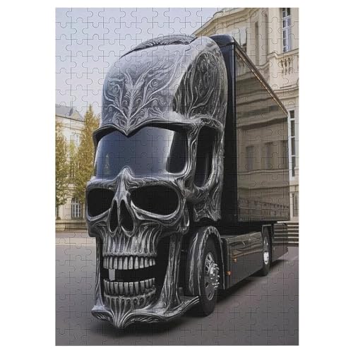 LKW Puzzle Für Erwachsene,300-teiliges Puzzles, Für Erwachsene Und Kinder,Holzpuzzle,Lernspielzeug, 42×30cm von LLXXHH