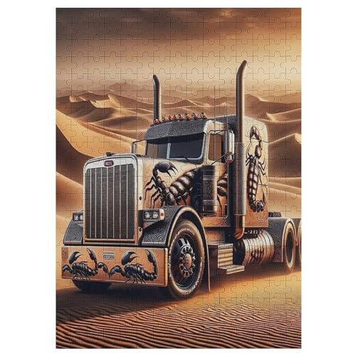 LKW Puzzles 300 Teile Erwachsener Kniffel Spaß Für Die Ganze Familie, Holzpuzzle Kinder Erwachsene, Impossible Puzzle Schwer 42×30cm LKW Puzzles 300 Teile Erwachsener Kniffel Spaß Für Die Ganze Familie, Holzpuzzle Kinder Erwachsene, Impossible Puzzle Schwer 42×30cm von LLXXHH