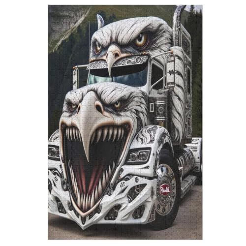LKW-Puzzlespiel Aus Holz, 1000 Puzzleteile, Kreatives Puzzle Für Teenager Und Erwachsene, Kreatives Spielzeug, Puzzles, 78×53cm LKW-Puzzlespiel Aus Holz, 1000 Puzzleteile, Kreatives Puzzle Für Teenager Und Erwachsene, Kreatives Spielzeug, Puzzles, 78×53cm von LLXXHH