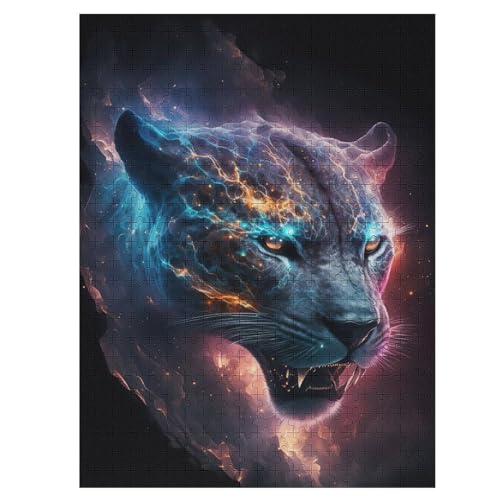 Leopard 500 Teile Premium-Puzzles Für Erwachsene Kinder- Holzpuzzles Spaß Und Lernspiele - Perfekte Puzzle-Geschenke 55×41cm Leopard 500 Teile Premium-Puzzles Für Erwachsene Kinder- Holzpuzzles Spaß Und Lernspiele - Perfekte Puzzle-Geschenke 55×41cm von LLXXHH