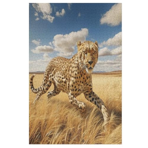 Leopard Holzpuzzle - 1000 Teiliges Jigsaw Knobelspiel - Puzzle Für Erwachsene & Kinder - Outdoor & Reisespielzeug 78×53cm Leopard Holzpuzzle - 1000 Teiliges Jigsaw Knobelspiel - Puzzle Für Erwachsene & Kinder - Outdoor & Reisespielzeug 78×53cm von LLXXHH