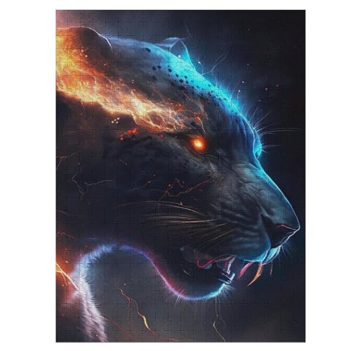Leopard Holzpuzzle Erwachsene - 500 Teiliges Jigsaw Knobelspiel - Puzzle Für Erwachsene & Kinder - Outdoor & Reisespielzeug 55×41cm Leopard Holzpuzzle Erwachsene - 500 Teiliges Jigsaw Knobelspiel - Puzzle Für Erwachsene & Kinder - Outdoor & Reisespielzeug 55×41cm von LLXXHH