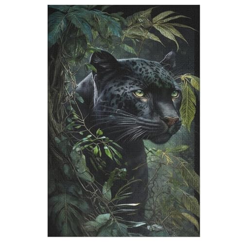 Leopard Holzpuzzle Für Erwachsene Teenager Stress Abbauen Familien-Puzzlespiel Poster 1000-teiliges Puzzle Kinder Lernspiel 78×53cm Leopard Holzpuzzle Für Erwachsene Teenager Stress Abbauen Familien-Puzzlespiel Poster 1000-teiliges Puzzle Kinder Lernspiel 78×53cm von LLXXHH