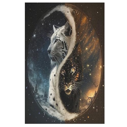 Leopard Puzzle 1000 Teile, Holzpuzzle Herausforderndes Geschicklichkeitsspiel Für Die Ganze Familie, Kinder Erwachsenenpuzzle Ab 12 Jahren 78×53cm Leopard Puzzle 1000 Teile, Holzpuzzle Herausforderndes Geschicklichkeitsspiel Für Die Ganze Familie, Kinder Erwachsenenpuzzle Ab 12 Jahren 78×53cm von LLXXHH