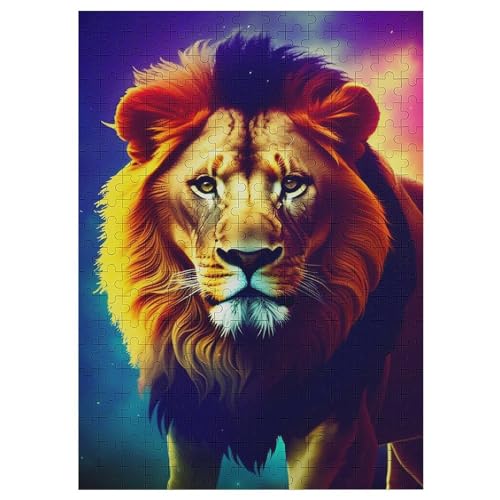 Löwe 300 Teile Puzzles, Wood Craft, Hochwertiges Modernes Puzzle, DIY, Für Erwachsene Und Kinder Ab 12 Jahren, 42×30cm Löwe 300 Teile Puzzles, Wood Craft, Hochwertiges Modernes Puzzle, DIY, Für Erwachsene Und Kinder Ab 12 Jahren, 42×30cm von LLXXHH