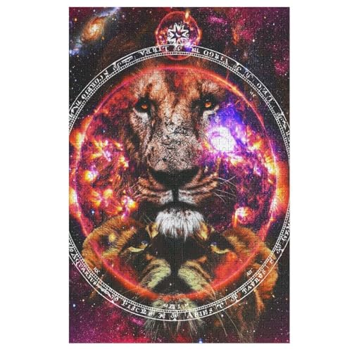 Löwe Puzzles 1000 Teile Erwachsener Kniffel Spaß Für Die Ganze Familie, Holzpuzzle Kinder Erwachsene, Impossible Puzzle Schwer 78×53cm Löwe Puzzles 1000 Teile Erwachsener Kniffel Spaß Für Die Ganze Familie, Holzpuzzle Kinder Erwachsene, Impossible Puzzle Schwer 78×53cm von LLXXHH