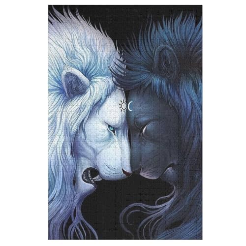 Löwe Puzzles 1000 Teile Erwachsener Kniffel Spaß Für Die Ganze Familie, Holzpuzzle Kinder Erwachsene, Impossible Puzzle Schwer 78×53cm Löwe Puzzles 1000 Teile Erwachsener Kniffel Spaß Für Die Ganze Familie, Holzpuzzle Kinder Erwachsene, Impossible Puzzle Schwer 78×53cm von LLXXHH