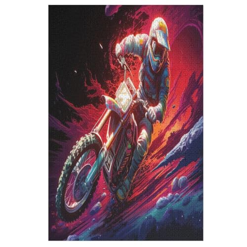 Motocross Puzzle 1000 Teile, Holzpuzzle Herausforderndes Geschicklichkeitsspiel Für Die Ganze Familie, Kinder Erwachsenenpuzzle Ab 12 Jahren 78×53cm Motocross Puzzle 1000 Teile, Holzpuzzle Herausforderndes Geschicklichkeitsspiel Für Die Ganze Familie, Kinder Erwachsenenpuzzle Ab 12 Jahren 78×53cm von LLXXHH
