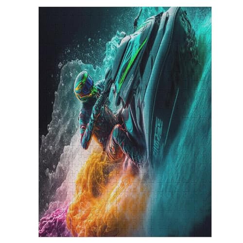 Motorboot 500 Teile Premium-Puzzles Für Erwachsene Kinder- Holzpuzzles Spaß Und Lernspiele - Perfekte Puzzle-Geschenke 55×41cm Motorboot 500 Teile Premium-Puzzles Für Erwachsene Kinder- Holzpuzzles Spaß Und Lernspiele - Perfekte Puzzle-Geschenke 55×41cm von LLXXHH