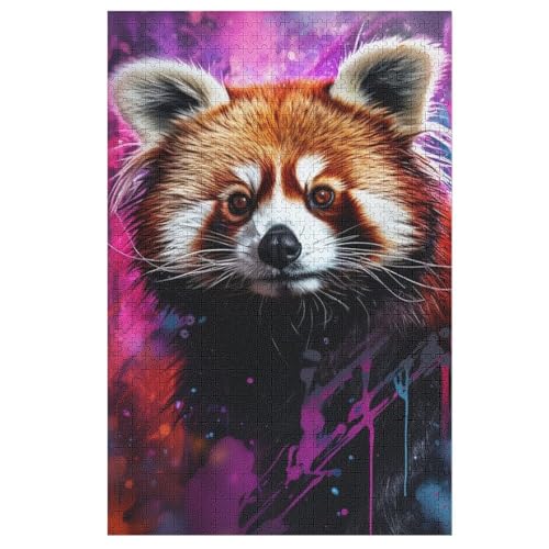 Panda Holzpuzzle 1000 Teile,Puzzles Für Erwachsene, Impossible Puzzle, Kinder Legespiel 78×53cm Panda Holzpuzzle 1000 Teile,Puzzles Für Erwachsene, Impossible Puzzle, Kinder Legespiel 78×53cm von LLXXHH