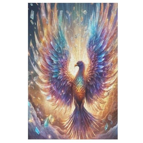 Phönix Holzpuzzle 1000 Teile Klassische Puzzles Erwachsene Kinder Puzzle DIY Kit Holzspielzeug Einzigartiges Geschenk 78×53cm Phönix Holzpuzzle 1000 Teile Klassische Puzzles Erwachsene Kinder Puzzle DIY Kit Holzspielzeug Einzigartiges Geschenk 78×53cm von LLXXHH