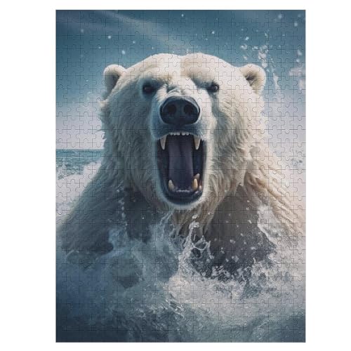 Polar Bär Puzzles 500 Teile Erwachsener Kniffel Spaß Für Die Ganze Familie, Holzpuzzle Kinder Erwachsene, Impossible Puzzle Schwer 55×41cm Polar Bär Puzzles 500 Teile Erwachsener Kniffel Spaß Für Die Ganze Familie, Holzpuzzle Kinder Erwachsene, Impossible Puzzle Schwer 55×41cm von LLXXHH