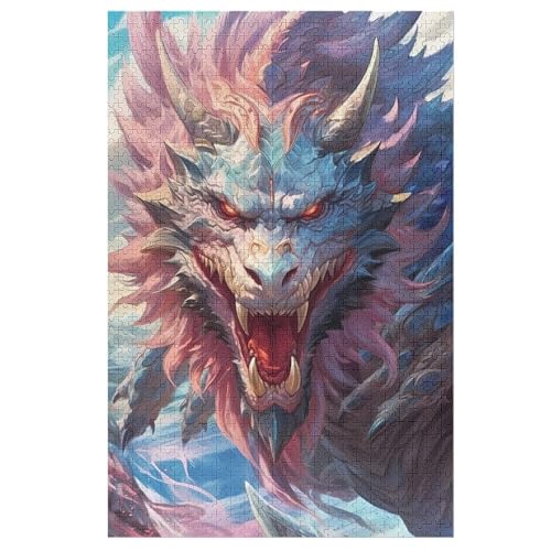 Puzzle 1000 Teile Drache Holzpuzzle Für Erwachsene Lernspiel Herausforderungsspielzeug The Puzzles Für Erwachsene Kinder 78×53cm Puzzle 1000 Teile Drache Holzpuzzle Für Erwachsene Lernspiel Herausforderungsspielzeug The Puzzles Für Erwachsene Kinder 78×53cm von LLXXHH