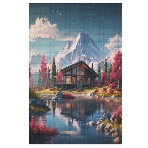 Puzzle 1000 Teile Süße Landschaft Holzpuzzle Für Erwachsene Lernspiel Herausforderungsspielzeug The Puzzles Für Erwachsene Kinder 78×53cm Puzzle 1000 Teile Süße Landschaft Holzpuzzle Für Erwachsene Lernspiel Herausforderungsspielzeug The Puzzles Für Erwachsene Kinder 78×53cm von LLXXHH