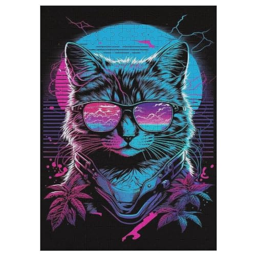 Puzzle 300 Teile Katze Holzpuzzle Für Erwachsene Lernspiel Herausforderungsspielzeug The Puzzles Für Erwachsene Kinder 42×30cm Puzzle 300 Teile Katze Holzpuzzle Für Erwachsene Lernspiel Herausforderungsspielzeug The Puzzles Für Erwachsene Kinder 42×30cm von LLXXHH