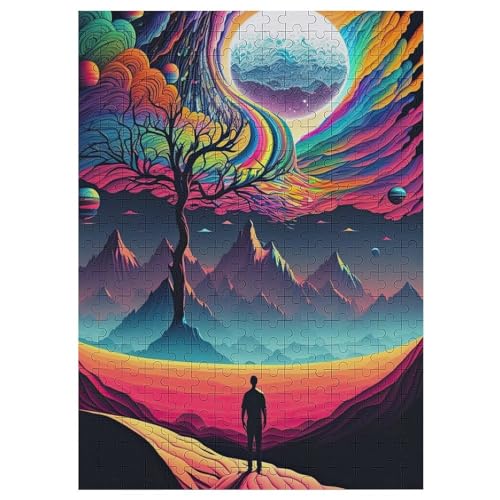 Puzzle 300 Teile Surreale KI-Kunst Holzpuzzle Für Erwachsene Lernspiel Herausforderungsspielzeug The Puzzles Für Erwachsene Kinder 42×30cm Puzzle 300 Teile Surreale KI-Kunst Holzpuzzle Für Erwachsene Lernspiel Herausforderungsspielzeug The Puzzles Für Erwachsene Kinder 42×30cm von LLXXHH