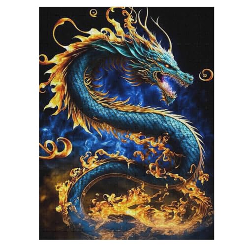 Puzzle 500 Teile Drache Holzpuzzle Für Erwachsene Lernspiel Herausforderungsspielzeug The Puzzles Für Erwachsene Kinder 55×41cm Puzzle 500 Teile Drache Holzpuzzle Für Erwachsene Lernspiel Herausforderungsspielzeug The Puzzles Für Erwachsene Kinder 55×41cm von LLXXHH