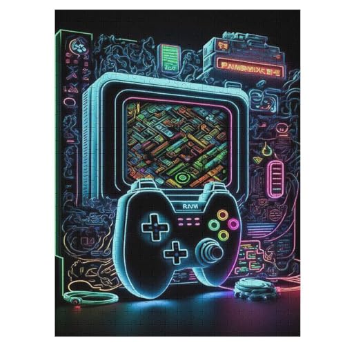 Puzzle 500 Teile Gamepad Holzpuzzle Für Erwachsene Lernspiel Herausforderungsspielzeug The Puzzles Für Erwachsene Kinder 55×41cm Puzzle 500 Teile Gamepad Holzpuzzle Für Erwachsene Lernspiel Herausforderungsspielzeug The Puzzles Für Erwachsene Kinder 55×41cm von LLXXHH
