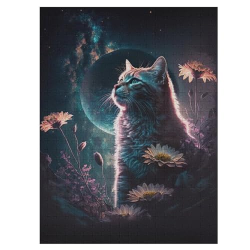 Puzzle 500 Teile Katze Holzpuzzle Für Erwachsene Lernspiel Herausforderungsspielzeug The Puzzles Für Erwachsene Kinder 55×41cm Puzzle 500 Teile Katze Holzpuzzle Für Erwachsene Lernspiel Herausforderungsspielzeug The Puzzles Für Erwachsene Kinder 55×41cm von LLXXHH