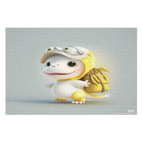 Puzzle Dinosaurier, 1000 Puzzleteile Für Kinder, Holzpuzzles, Geeignet Für Erwachsene Lernspiel, （75×50cm） von LLXXHH