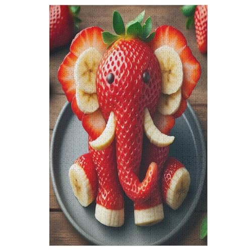 Puzzle Elefant, 1000 Puzzleteile Für Kinder, Holzpuzzles, Geeignet Für Erwachsene Lernspiel, 78×53cm Puzzle Elefant, 1000 Puzzleteile Für Kinder, Holzpuzzles, Geeignet Für Erwachsene Lernspiel, 78×53cm von LLXXHH