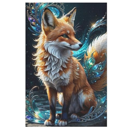 Puzzle Fuchs, 1000 Puzzleteile Für Kinder, Holzpuzzles, Geeignet Für Erwachsene Lernspiel, 78×53cm Puzzle Fuchs, 1000 Puzzleteile Für Kinder, Holzpuzzles, Geeignet Für Erwachsene Lernspiel, 78×53cm von LLXXHH