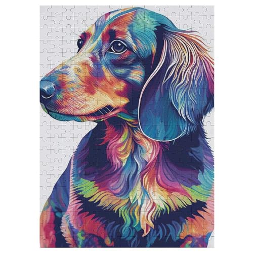 Puzzle Für Erwachsene, Dachshund Hund, 300 Puzzleteile Für Kinder, Holzpuzzles, Geeignet Für Erwachsene Lernspiel, 42×30cm Puzzle Für Erwachsene, Dachshund Hund, 300 Puzzleteile Für Kinder, Holzpuzzles, Geeignet Für Erwachsene Lernspiel, 42×30cm von LLXXHH