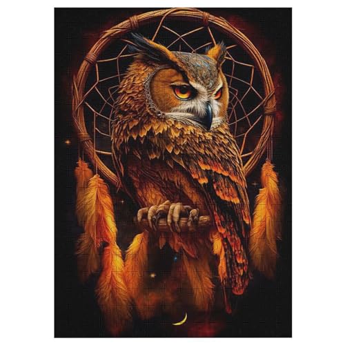 Puzzle Für Erwachsene, Eule, 300 Puzzleteile Für Kinder, Holzpuzzles, Geeignet Für Erwachsene Lernspiel, 42×30cm Puzzle Für Erwachsene, Eule, 300 Puzzleteile Für Kinder, Holzpuzzles, Geeignet Für Erwachsene Lernspiel, 42×30cm von LLXXHH