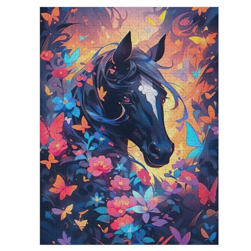 Puzzle Für Erwachsene, Horse, 500 Puzzleteile Für Kinder, Holzpuzzles, Geeignet Für Erwachsene Lernspiel, 55×41cm Puzzle Für Erwachsene, Horse, 500 Puzzleteile Für Kinder, Holzpuzzles, Geeignet Für Erwachsene Lernspiel, 55×41cm von LLXXHH