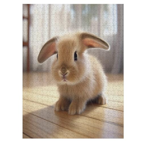 Puzzle Für Erwachsene, Kaninchen, 500 Puzzleteile Für Kinder, Holzpuzzles, Geeignet Für Erwachsene Lernspiel, 55×41cm Puzzle Für Erwachsene, Kaninchen, 500 Puzzleteile Für Kinder, Holzpuzzles, Geeignet Für Erwachsene Lernspiel, 55×41cm von LLXXHH