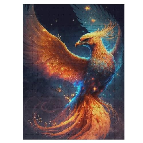 Puzzle Für Erwachsene, Phönix Puzzles, 500-teiliges Holzpuzzle, Geeignet Für Erwachsene Und Kinder Ab 12 Jahren, Tolles Geschenk 55×41cm Puzzle Für Erwachsene, Phönix Puzzles, 500-teiliges Holzpuzzle, Geeignet Für Erwachsene Und Kinder Ab 12 Jahren, Tolles Geschenk 55×41cm von LLXXHH