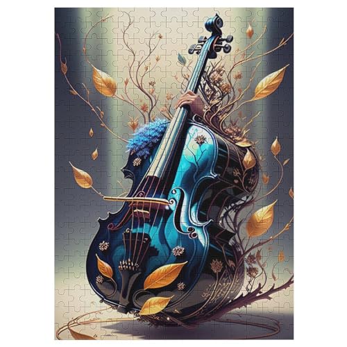 Puzzle Für Erwachsene, Violine Puzzles, 300-teiliges Holzpuzzle, Geeignet Für Erwachsene Und Kinder Ab 12 Jahren, Tolles Geschenk 42×30cm Puzzle Für Erwachsene, Violine Puzzles, 300-teiliges Holzpuzzle, Geeignet Für Erwachsene Und Kinder Ab 12 Jahren, Tolles Geschenk 42×30cm von LLXXHH
